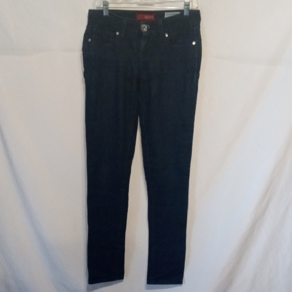 Guess Women's Black Wash Mid-rise Skinny Jeans